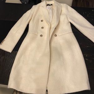 COPY - New With Tags! Ann Taylor White Winter Coat, size  S